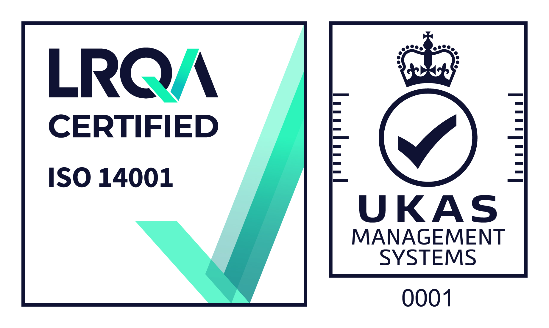 UKAS accredited ISO 14001 environmental management certification