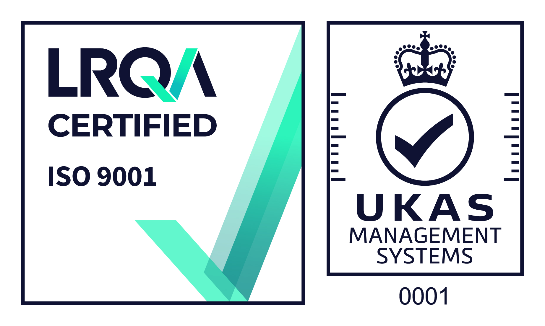 UKAS accredited ISO 9001 quality management certification