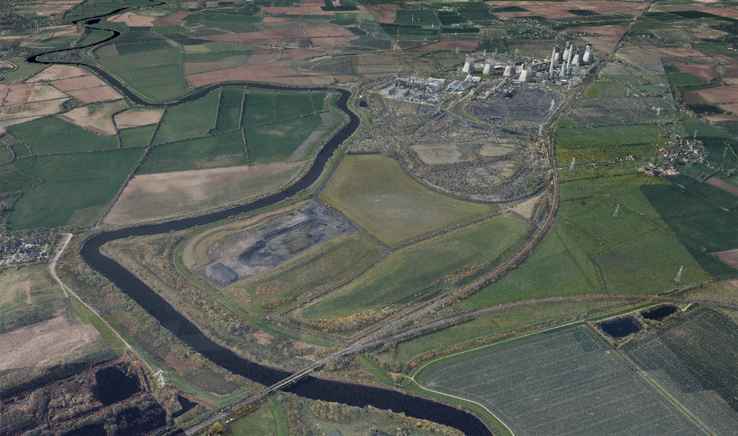 Digital representation of the STEP fusion site at West Burton